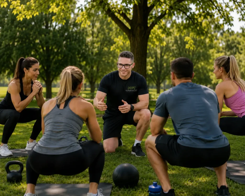 Outdoor personal trainer in London